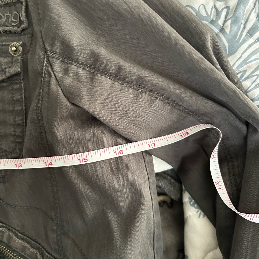 Billabong Charcoal Bomber Jacket - Picture 5 of 6